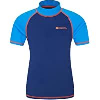 Mountain Warehouse Camiseta térmica de Manga Corta para niños - Camiseta térmica con protección Solar UPF50+- Camiseta…